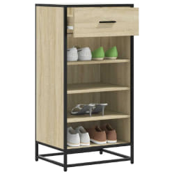 vidaXL étagère à chaussures - chêne sonoma
