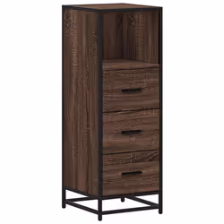 VidaXL 849253, Marron, Métal, Bois, 60 kg, 350 mm, 375 mm, 1000 mm