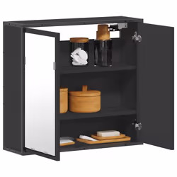 VidaXL 849254 miroir de salle de bain et armoire de rangement pour évier