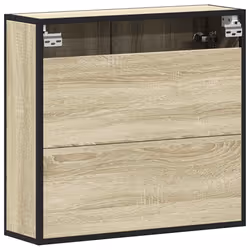 VidaXL 849255 miroir de salle de bain et armoire de rangement pour évier - Vue supplémentaire 7