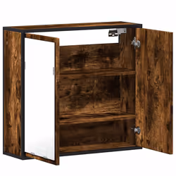 VidaXL 849256 miroir de salle de bain et armoire de rangement pour évier - Vue supplémentaire 8
