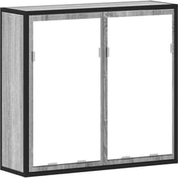 Vidaxl - Armoire à miroir de salle de bain sonoma gris bois d'ingénierie