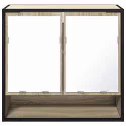 VidaXL 849260 miroir de salle de bain et armoire de rangement pour évier - Vue supplémentaire 5