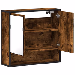 VidaXL 849261 miroir de salle de bain et armoire de rangement pour évier - Vue supplémentaire 8