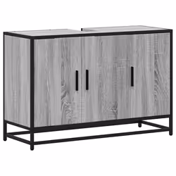 VidaXL 849272, Gris, Chêne, Métal, Bois, 60 kg, 900 mm, 330 mm, 600 mm