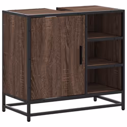 VidaXL 849288, Marron, Métal, Bois, 60 kg, 650 mm, 330 mm, 600 mm