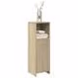 vidaXL Armoire de salle de bain Chêne sonoma 30x30x95 cm Aggloméré armoire armoire de rangement étagère de buanderie 849601