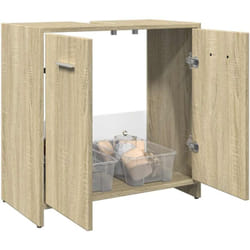 Vidaxl - Armoire lavabo de salle de bain chêne sonoma 60x33x60 cm