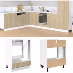Créez un espace distinctif pour ranger votre four avec cette armoire à four classique ! Matériau durable : le bois d'ingénier ...