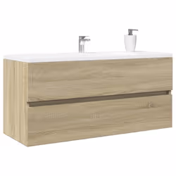 vidaXL Armoire de lavabo de salle de bain chêne sonoma 100x38,5x45 cm