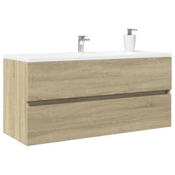 vidaXL Armoire de lavabo de salle de bain chêne sonoma 100x38,5x45 cm