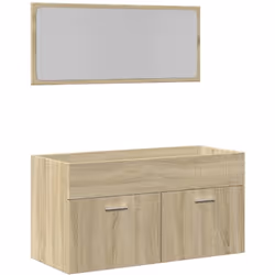Cet ensemble de meubles de salle de bain est un excellent supplément à votre salle de bain, ce qui lui donne une apparence or ...
