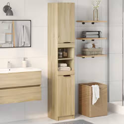VidaXL 849656 miroir de salle de bain et armoire de rangement pour évier