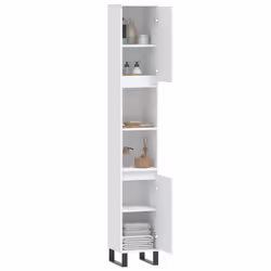 VidaXL 849669 miroir de salle de bain et armoire de rangement pour évier - Vue supplémentaire 4
