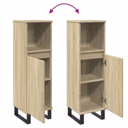 VidaXL 849672 miroir de salle de bain et armoire de rangement pour évier - Vue supplémentaire 7