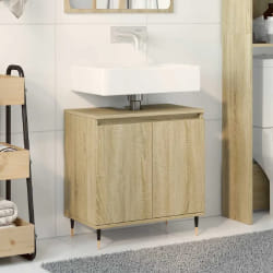 vidaXL Armoire de bain chêne sonoma 58 cm
