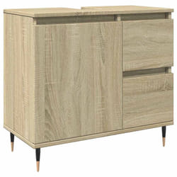 VidaXL 849676 miroir de salle de bain et armoire de rangement pour évier