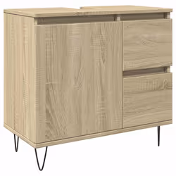 VidaXL 849677, Chêne, Bois, 650 mm, 330 mm, 600 mm, 10 cm