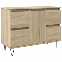 VidaXL 849683, Chêne, Bois, 800 mm, 330 mm, 600 mm, 10 cm