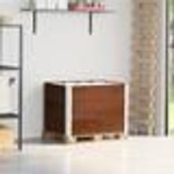 vidaXL Colliers de palette 3 pcs marron 80x60 cm bois de pin solide