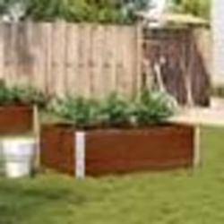 vidaXL Jardinière marron 120x80 cm bois massif de pin