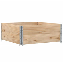 Vidaxl - Jardinière 100x100 cm bois de pin massif