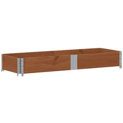 Vidaxl - Jardinière marron 150x50 cm bois massif de pin