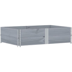 Vidaxl - Jardinière gris 150x100 cm bois de pin massif