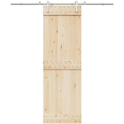Vidaxl - Kit fixation porte coulissante 200 cm Acier inoxydable Argenté