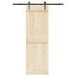 vidaXL Kit de quincaillerie de porte coulissante 152,5 cm acier noir