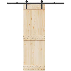 Vidaxl - Kit de quincaillerie de porte coulissante 183 cm Acier Noir
