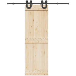 Vidaxl - Kit de quincaillerie de porte coulissante 183 cm Acier Noir