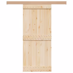 vidaXL Kit de quincaillerie de porte coulissante alliage daluminium quincaillerie de porte coulissante galet de porte 4009756