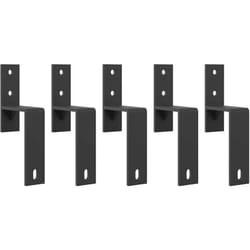 Vidaxl - Supports de dérivation pour portes de grange 5 pcs rails plats