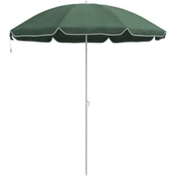 Parasol de plage Vert 161 x 193 cm Polyester vidaXL