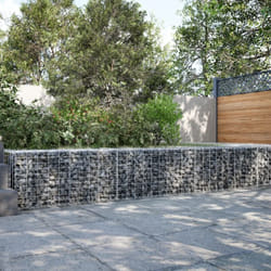 Vidaxl - Panier gabion avec couvercle 300x50x50 cm fer galvanisé