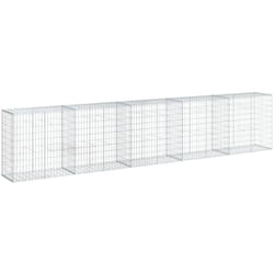 Vidaxl - Panier gabion avec couvercle 500x50x100 cm fer galvanisé