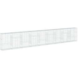 Vidaxl - Panier gabion avec couvercle 900x50x150 cm fer galvanisé