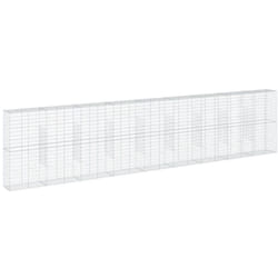 Vidaxl - Panier gabion avec couvercle 900x50x200 cm fer galvanisé