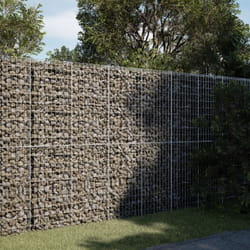 Vidaxl - Panier gabion avec couvercle 250x100x200 cm fer galvanisé