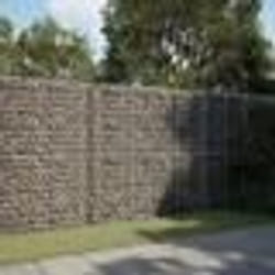 vidaXL Panier gabion avec couvercle 300x100x200 cm fer galvanisé