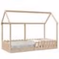 vidaXL Cadre de lit d'enfants forme de maison sans matelas pin massif