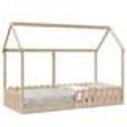 vidaXL Cadre de lit d'enfants forme de maison sans matelas pin massif
