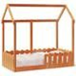 vidaXL Cadre de lit d'enfants forme de maison sans matelas 70x140 cm