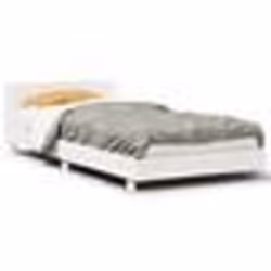 vidaXL Cadre de lit sans matelas blanc 100x200 cm bois de pin massif - 100 x 200 cm