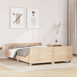 Vidaxl - Cadre de lit sans matelas 120x200 cm bois de pin massif