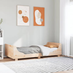 Cadre De Lit Sans Matelas 100x200 Cm Bois Massif De Pin Vidaxl
