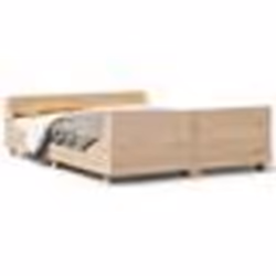 vidaXL Cadre de lit sans matelas 120x190 cm bois de pin massif - 120 x 190 cm