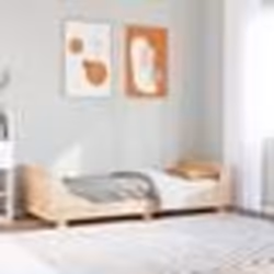 vidaXL Cadre de lit avec tête de lit 90x190 cm bois de pin massif meuble de chambre sommier lit en bois lit lit simple 850788