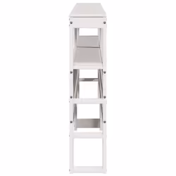 VidaXL 850873 tête de lit et pied de lit Blanc - Vue supplémentaire 5